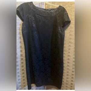 Banana Republic‎ Little Black Dress 16 Lace Cap Sleeve Cocktail Holiday Party